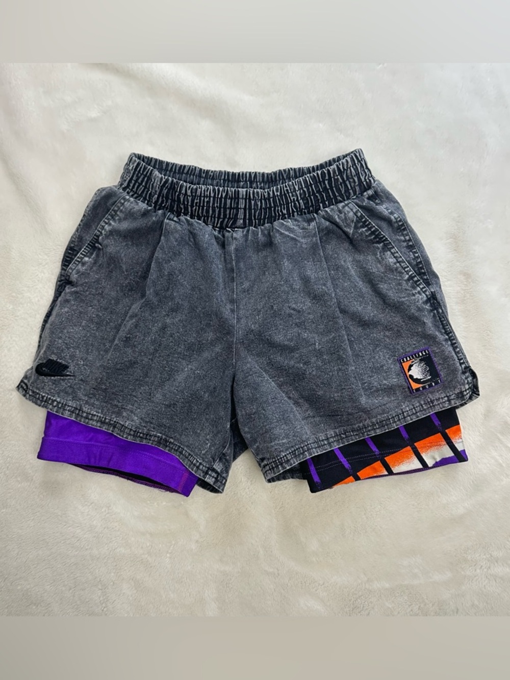 Vintage 90s Nike Andre Agassi Challenge Court Tennis Shorts - Medium